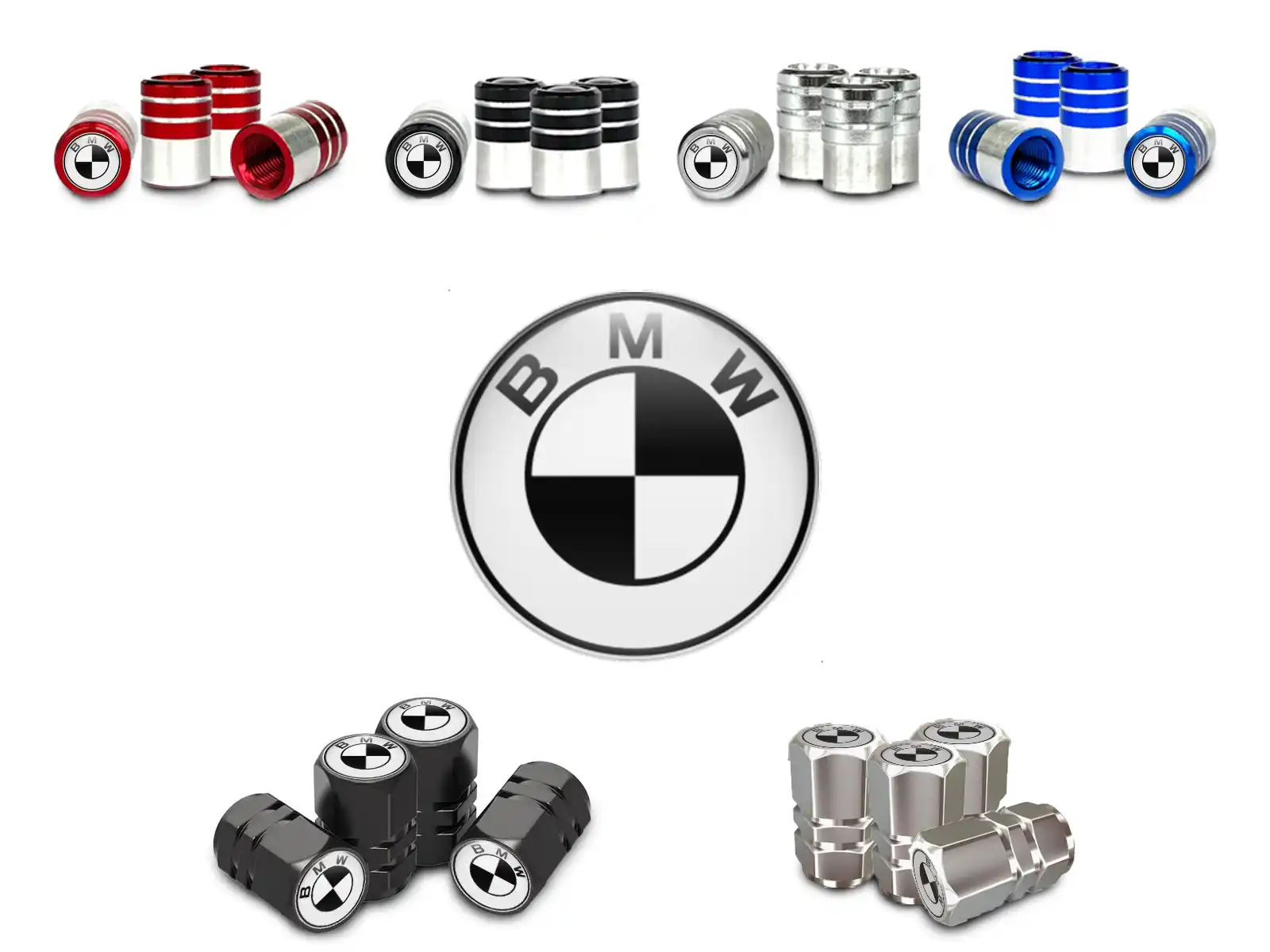 BMW Bouchons de Valve Vélo Style Force